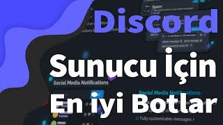 Discord Sunucusu İçin Gerekli Botlar Discord En İyi Botlar