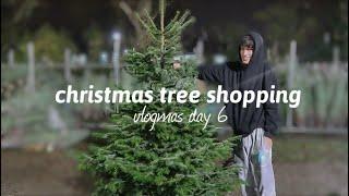 christmas tree shopping  vlogmas day 6