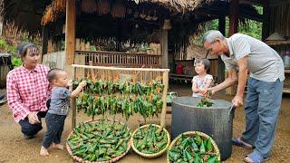 Process of making cakes from natural leaves - Soft Tasty - Enjoy cakes with family  Ly Phuc Binh