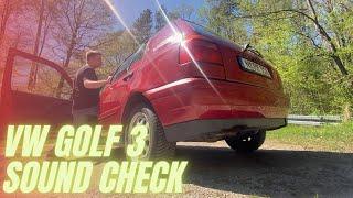 VW Golf 3 16L AEE  Exhaust Sound - Engine Sound Check