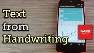Enter Text with Your Own Handwriting on Android How-To