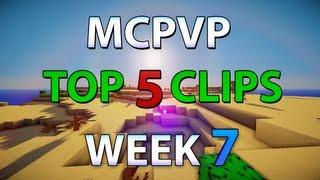 Minecraft PVP  MCPVP Top 5 Clips  Week 7 - Too Much MLG Water