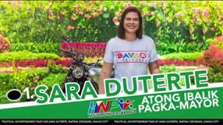 SARA DUTERTE  IBOTO PAGKA-MAYOR SA SIYUDAD NG DAVAO