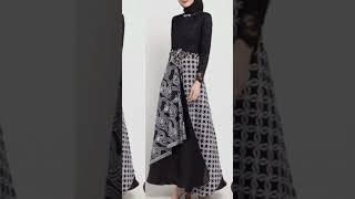 10 Style Batik Hitam Wanita Terbaru #batik #batikindonesia #batikpekalongan #batikkeren #batikday