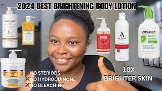 2024 BEST BRIGHTENING BODY LOTIONS FOR CLEAR & GLOWING SKIN  HOW TO CLEAR DARK SPOTS PERMANENTLY 