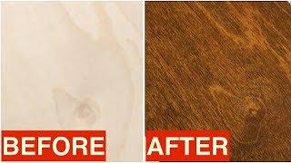 Staining Birch Plywood  *Quick Tip*