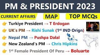 PM & President 2023 Current Affairs  PM & President Current Affairs 2023  #indologus