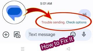 Trouble Sending Check Option Problem  Messages Trouble Sending Problem Message Not Sending Problem