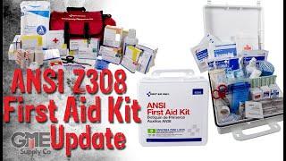 Updated ANSI Z308 First Aid Kit Standards