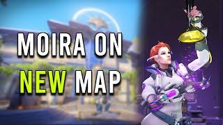 Top 500 Moira Exploring the NEW MAP In Overwatch 2