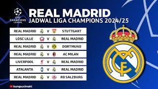 Jadwal Real Madrid Liga Champions 20242025 - Real Madrid vs Ac Milan  Liverpool vs Real Madrid