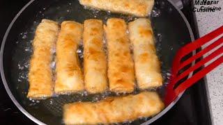 Veg Spring Roll With Homemade Sheet جرمن رول با خمیر خانگی مخصوص افطاری و رمضان Ramadan Special