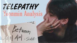Analysis Telepathy is related to Yoonmin  @yoomeen7799 Collab ️