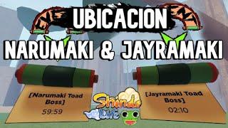 UBICACION NARUMAKI & JAYRAMAKI EN SHINDO LIFE  NARUMAKI & JAYRAMAKI Boss Ubicación 