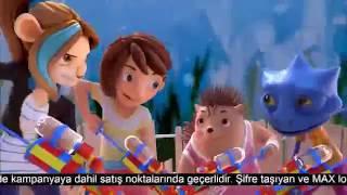 Aslan Max Şifreli ve Max Logolu 3 Duo Pops Çubuğu Getirene Max Duo Pops Bedava