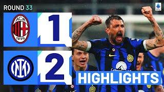 MILAN-INTER 1-2  HIGHLIGHTS  Inter clinch 20th Scudetto with derby win  Serie A 202324