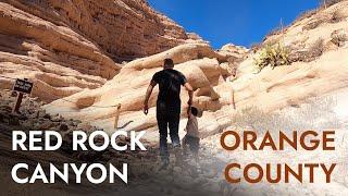 Hiking Red Rock Canyon Trail in Orange County with Kids - Lake Forest California