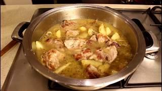 How to Make Quick & Easy Lemon Chicken and Potatoes Greek style in One Pot