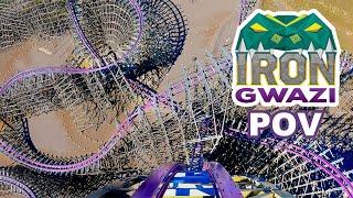 Iron Gwazi Front Row POV Busch Gardens Tampa New for 2022 RMC Hybrid