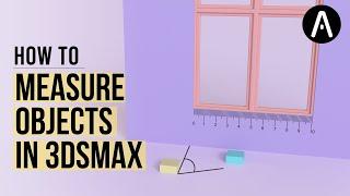 3ds Max Measure Tools - Measure utility measure distance tape and protractor