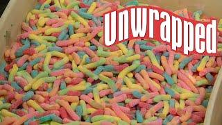 How Creepy Crawler Sour Gummy Worms are Made  Unwrapped  Food Network