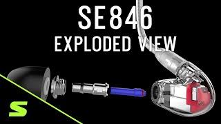 SE846 Sound Isolating™ Earphones - Internal Exploded View Detail