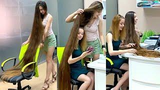 RealRapunzels  The Office Woman with Super Long Hair preview