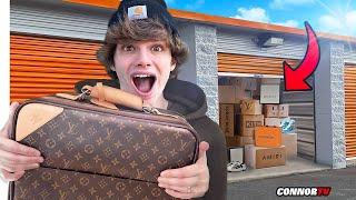 I Bought a LUXURY ABANDONED STORAGE UNIT full of Designer Clothes