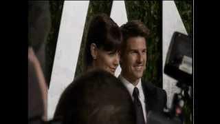 2012 Vanity Fair Party Tom Cruise and Katie Holmes Arrive to the Port Oscar Parry HD  ScreenSlam