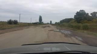 Route E87 average condition. Welcome to Ukraine