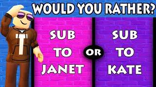 Would You Rather Quiz   Roblox