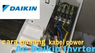 Tutorial Cara Pasang Kabel Power Di Indor Ac Daikin InverterService Ac Bekasi