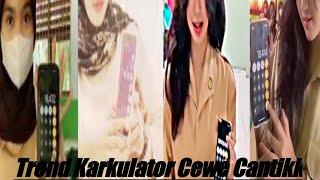 Trend Cewe Cantik Pemegang Kalkulator terbaru  #tiktokviral #trenkarkulator #citratik