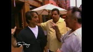 Tony Danza Takes The Sopranos Tour of Little Italy with Tony Sirico & Steve Schirripa 2004