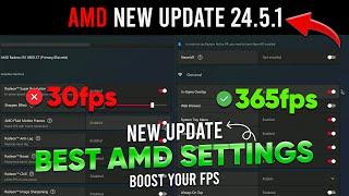 AMD Software Adrenalin Edition 24.5.1   AMD New Update 24.5.1  Best AMD Settings For Gaming