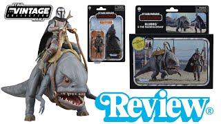 Star Wars The Vintage Collection Blurrg & The Mandalorian Arvala-7 Review