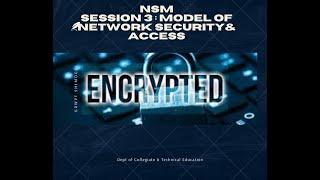 Network Security Model of Network Security and Access