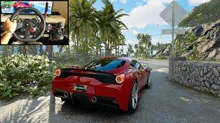 Ferrari 458 - The Crew Motorfest - Logitech g29 gameplay