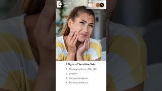 5 Signs of Sensitive Skin  Why it Happens?  -Dr.Amee Daxini  Doctors Circle #shorts