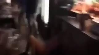 EPIC FAIL DRUNK chick busts her ass while acting naughty on the bar