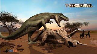 T-REX Survival Simulator gameplay AndroidiOS