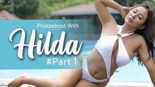 Photoshoot with HILDA  Model cantik yang selalu bikin sensasi # Part 1