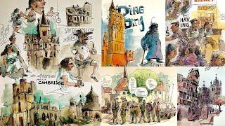 5 AMAZING Urban Sketching Tips with Oliver Hoeller