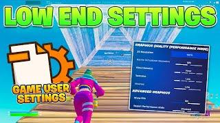 The Best Fortnite Settings For LOW END PC & Config in Season 4 INSANE FPS BOOST