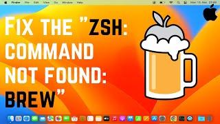 How To Fix “brew command not found” on Mac with zsh  How to fix Zsh Command not found Brew?