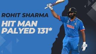 India v Afghanistan  World Cup 2023  India won the 8 Wickets What a Betting By Rohit Sharma 131*
