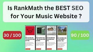 Result  - Using RankMath SEO for my Music Website