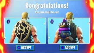 How To Unlock GLORY SHIELD + DYNAMIC PENGUIN Secret Back Bling.. Secret Fortnite Skins