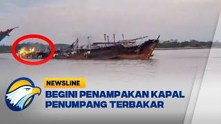 Kapal Penumpang Terbakar di Perairan Meranti