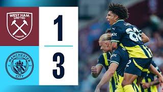 Highlights West Ham 1-3 Man City  Haaland runs rampant